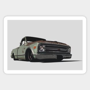 Patina Chevy C-10 Magnet